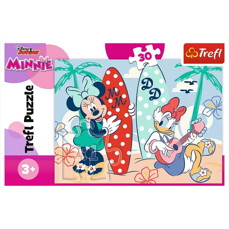 TREFL PUZZLE Puzzle – 30 – Colorful Minnie – Disney Minnie Trefl 18302