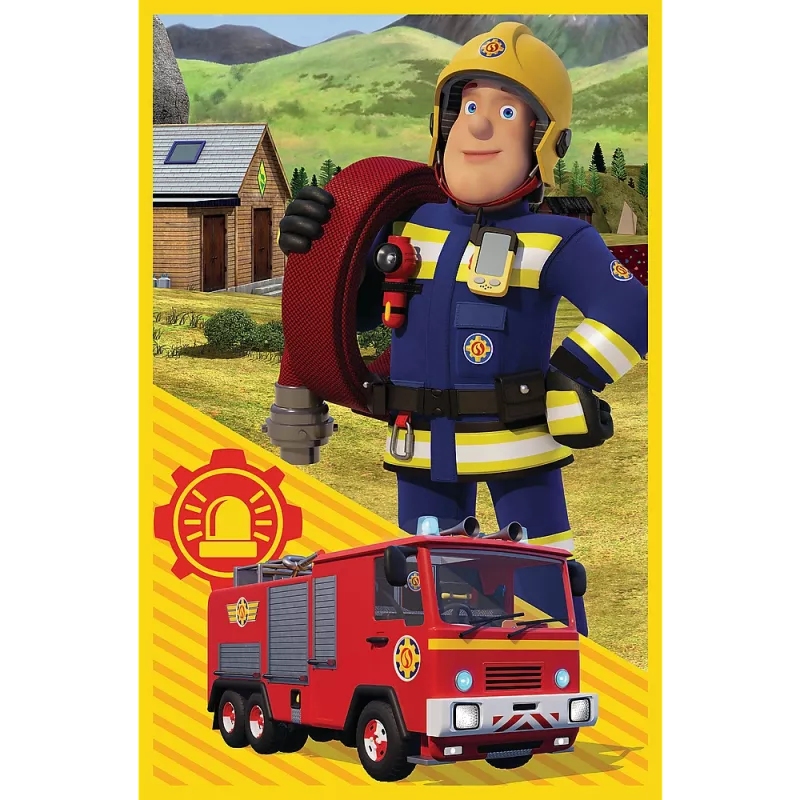 TREFL PUZZLE Puzzle - 3x50 - Fireman Sam Feuerwache Besatzung