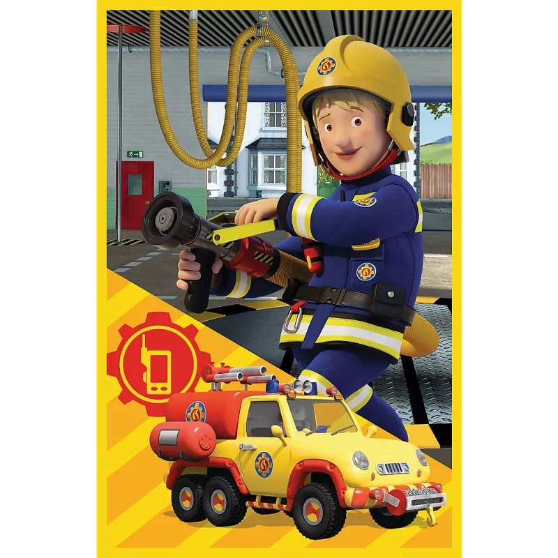 TREFL PUZZLE Puzzle - 3x50 - Fireman Sam Feuerwache Besatzung