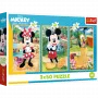 TREFL PUZZLE Puzzle - 3x50 - Mäuse im Urlaub Disney Trefl 34881