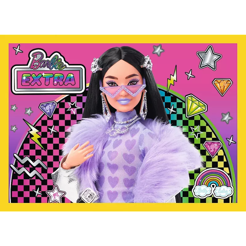 TREFL PUZZLE Puzzle - 4 in 1 - Happy World of Barbie Trefl 34626