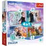 TREFL PUZZLE Puzzle - 4in1 (12, 15, 20, 24) - The Amazing World of Frozen - Trefl 34381
