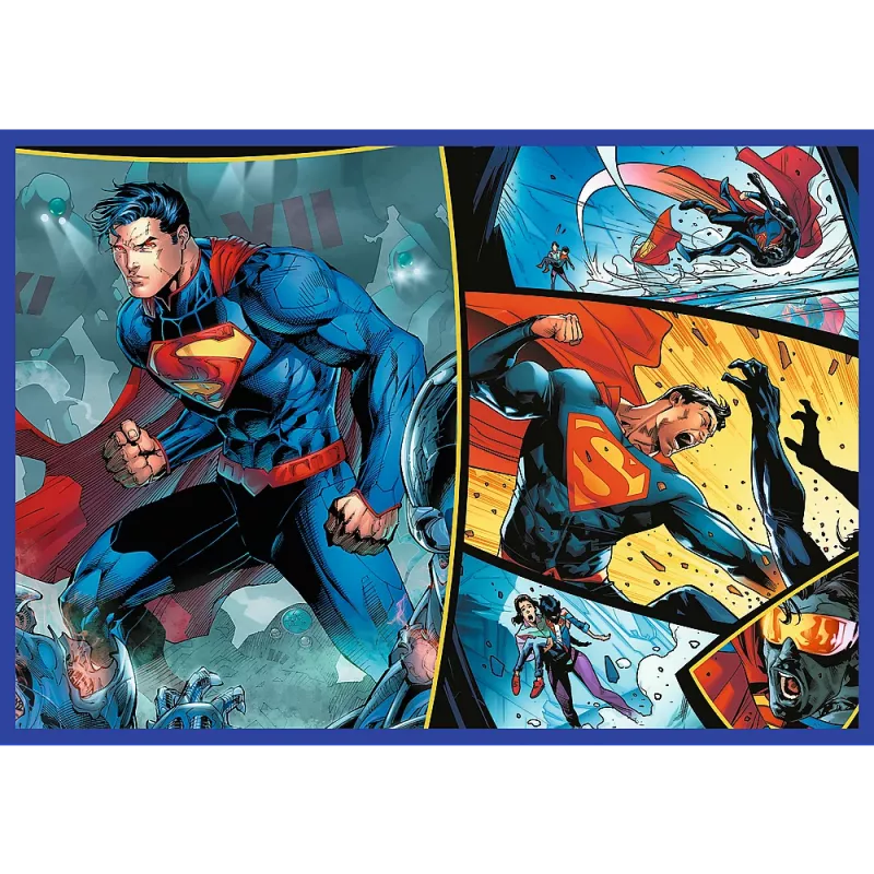 TREFL PUZZLE Puzzle - 4x250 - Supermans Mut - Warner Superman Trefl 13340
