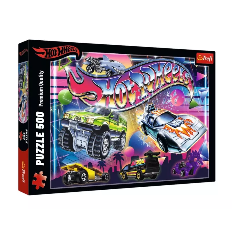 TREFL PUZZLE Puzzle – 500 – Hot Wheels: The 80s – Trefl 37538