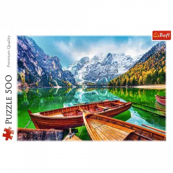 TREFL PUZZLE Puzzle – 500 – Lake Braies, Italien Trefl 37486
