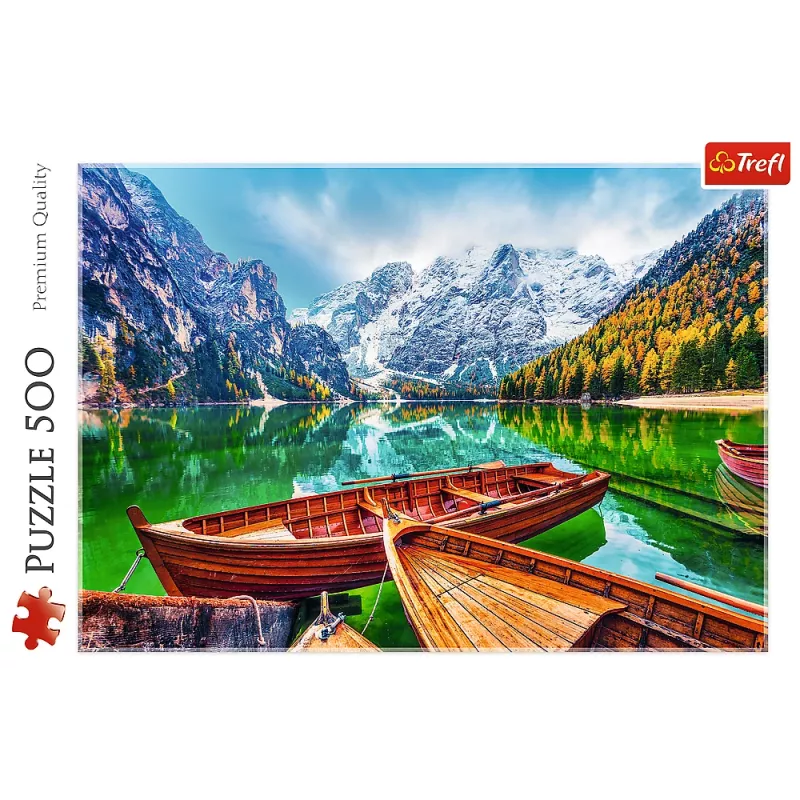 TREFL PUZZLE Puzzle – 500 – Lake Braies, Italien Trefl 37486