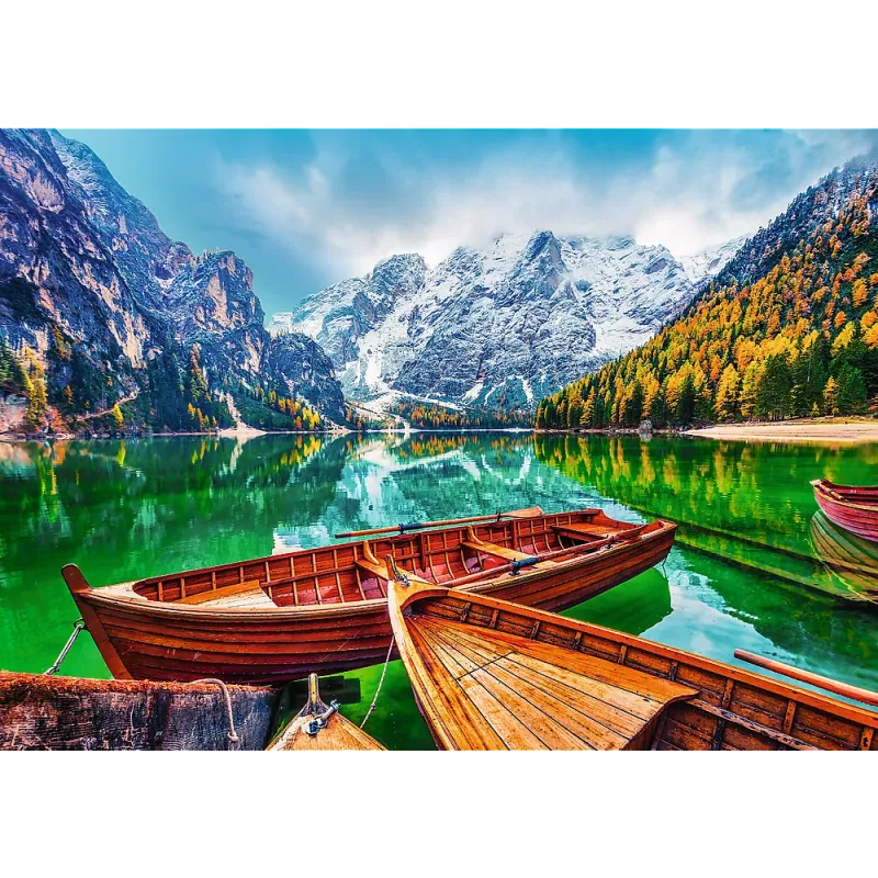 TREFL PUZZLE Puzzle – 500 – Lake Braies, Italien Trefl 37486