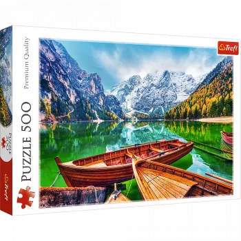 TREFL PUZZLE Puzzle – 500 – Lake Braies, Italien Trefl 37486