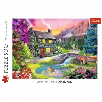 TREFL PUZZLE Puzzle – 500 Teile – Bergidylle Trefl 37325