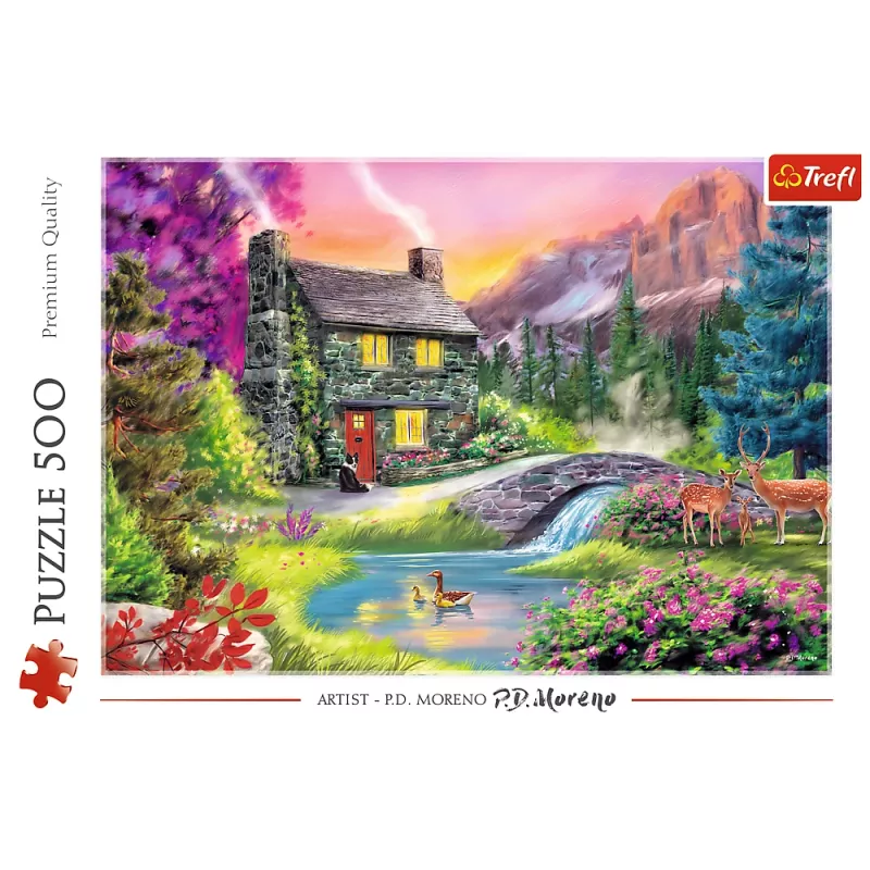 TREFL PUZZLE Puzzle – 500 Teile – Bergidylle Trefl 37325