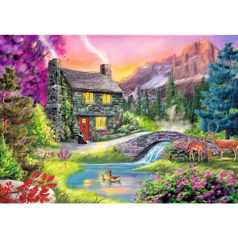 TREFL PUZZLE Puzzle – 500 Teile – Bergidylle Trefl 37325