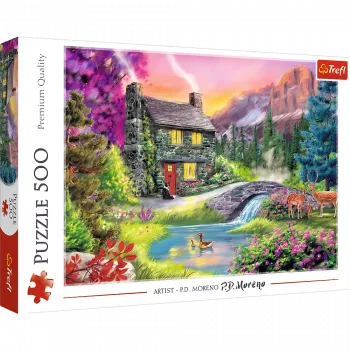 TREFL PUZZLE Puzzle – 500 Teile – Bergidylle Trefl 37325