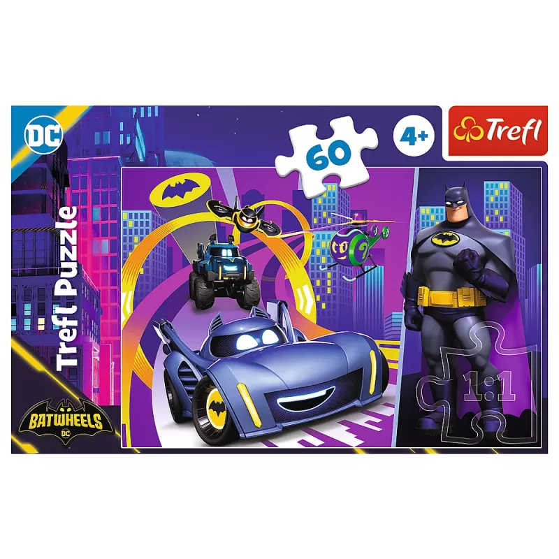 TREFL PUZZLE Puzzle - 60 - Batman und seine Fahrzeuge