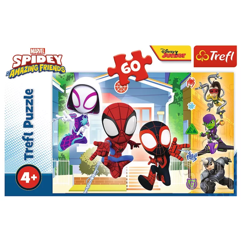 TREFL PUZZLE Puzzle - 60 - In der Welt von Spidey Trefl 17371