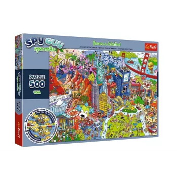 TREFL PUZZLE Spy Guy Lost Items Puzzle 500 Teile USA Trefl 37480