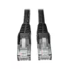 Tripp 15ft Cat6 Gigabit Snagless Molded Patch Cable RJ45 M/M Black