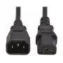 Tripp PDU Stromkabel C13 auf C14 10A 250V H05VV-F 2m (6.6ft) Schwarz