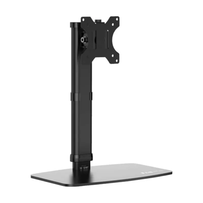 Tripp Single-Display Monitor Stand - Höhenverstellbar, 17 bis 27 Zoll Monitore - Montageset - für Monitor - Stahl - Schwarz - Bildschirmgröße: 43,2-68,6 cm (17-27)