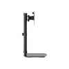 Tripp Single-Display Monitor Stand - Höhenverstellbar, 17 bis 27 Zoll Monitore - Montageset - für Monitor - Stahl - Schwarz - Bildschirmgröße: 43,2-68,6 cm (17-27)