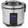 Tristar RK-6138 Digitaler Reis- und Dampfgarer, 1,5 L, 500 W, Edelstahl und Kunststoff, Schwarz