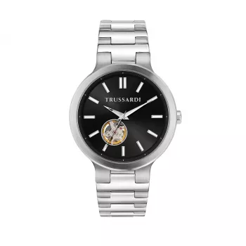 Trussardi Herrenuhr R2423164001 T-Light 41mm Edelstahl Blaues Zifferblatt Quarz