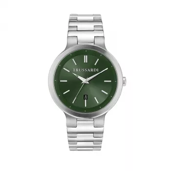 TRUSSARDI Herrenuhr R2453164002 41mm Edelstahl Blaues Zifferblatt