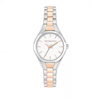 Trussardi T-Light Damenuhr R2453157509 30mm Silber Edelstahl Quarz