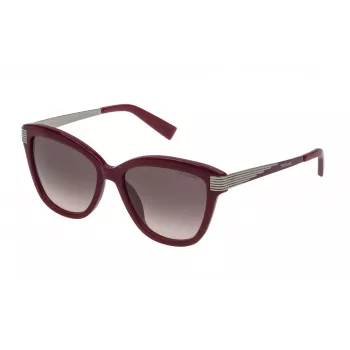 Trussardi Damen-Sonnenbrille STR1795409FH Havana Acetat Square Frame Brown Gradient Lens 54mm