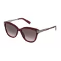 Trussardi Damen-Sonnenbrille STR1795409FH Havana Acetat Square Frame Brown Gradient Lens 54mm