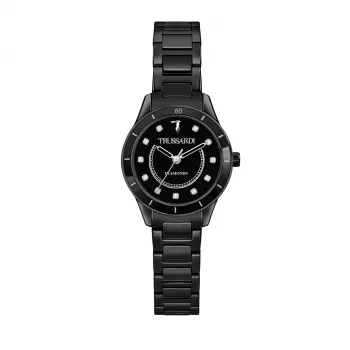 TRUSSARDI Damenuhr R2453151501 T-Light Quarzuhr 30mm Silber Edelstahl
