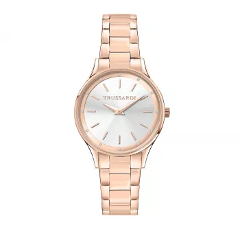 Trussardi Damen T-Light Quarzuhr R2453152510 34mm Edelstahl-Mesh