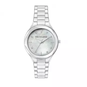Trussardi Damenuhr R2453157502 32mm Silber Edelstahl Mesh