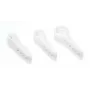 TRYTYT UWO-10 Runde Kabelclips, 100er-Pack, Weiß, 10 mm max., Nagelbefestigung, PP mit verzinktem Stahlnagel
