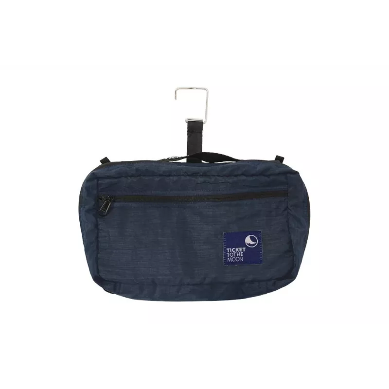 TTTM Deep Blue Toiletry Bag - Parachute Nylon, 3L, Water-Repellent