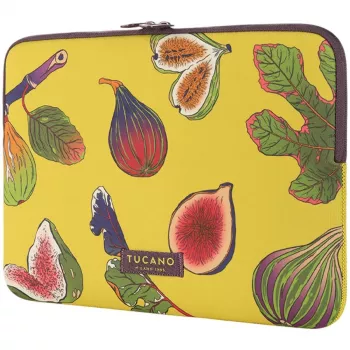 TUCANO SCHIZZO Hülle für MacBook 13 Zoll Acid Green Neopren Ultra-Slim Case mit Anti-Slip-System