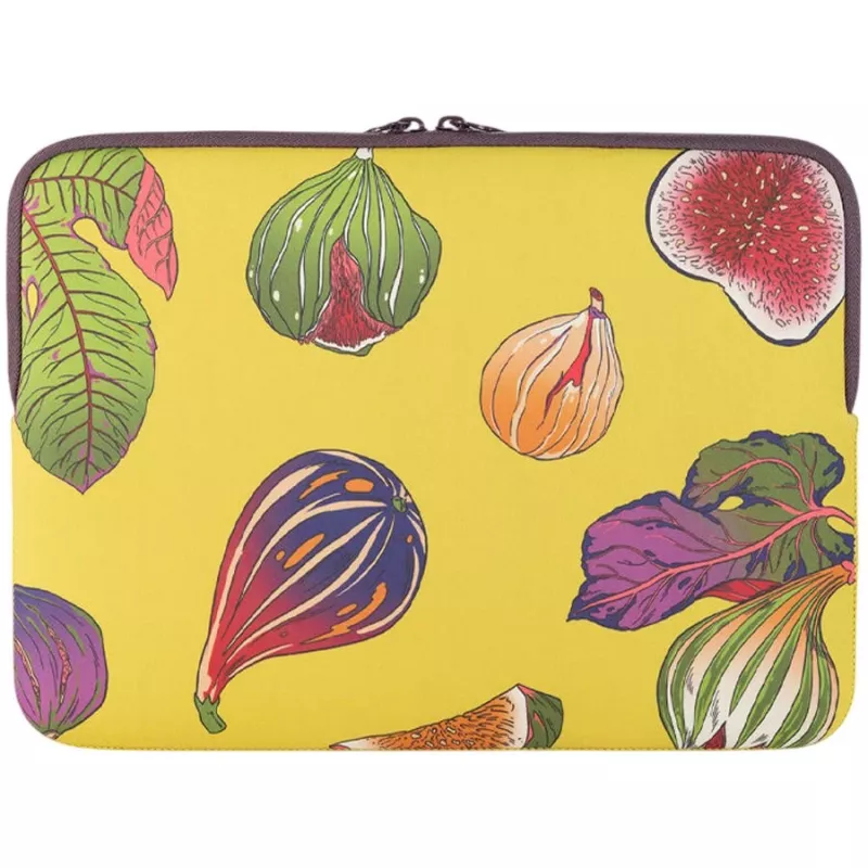 TUCANO SCHIZZO Hülle für MacBook 13 Zoll Acid Green Neopren Ultra-Slim Case mit Anti-Slip-System