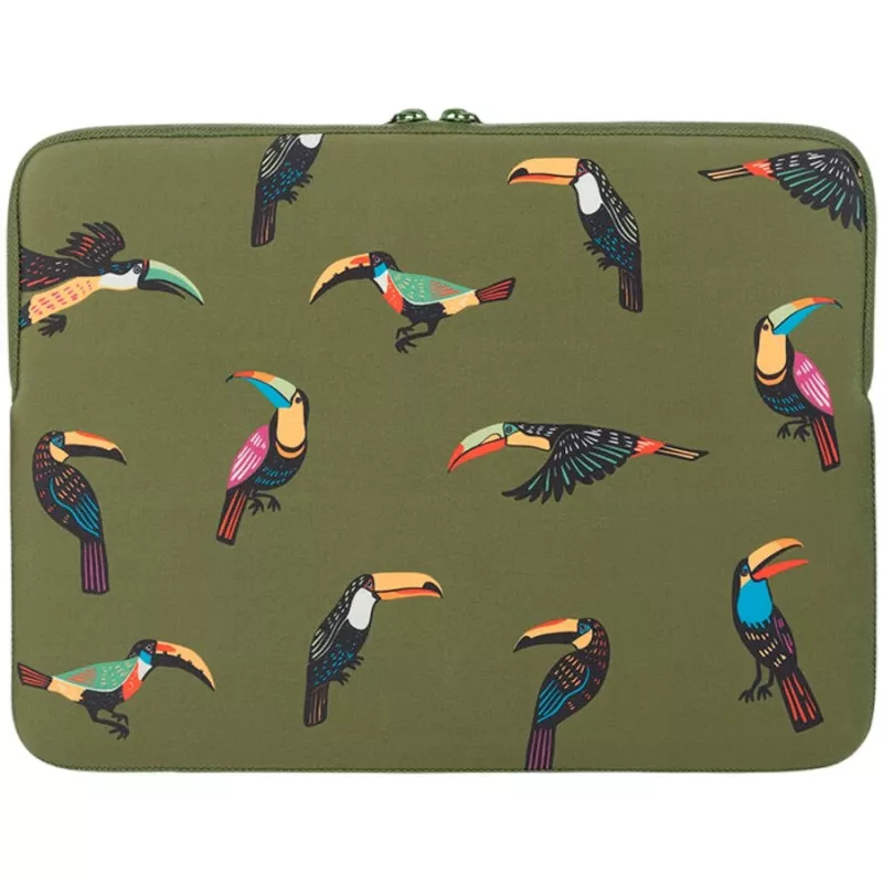 Tucano Tucani Second Skin Laptop-Hülle für 15-16 Zoll Laptops, Neopren, Grün BFTUC401516-V
