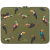 Tucano Tucani Second Skin Laptop-Hülle für 15-16 Zoll Laptops, Neopren, Grün BFTUC401516-V