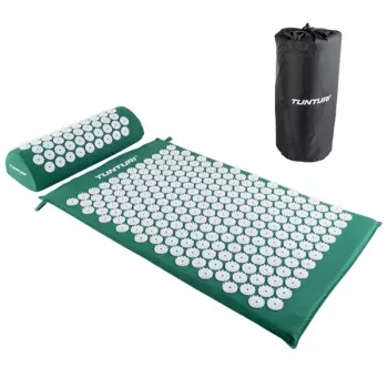 Tunturi Akupressurmatte und Kissen-Set, Grün