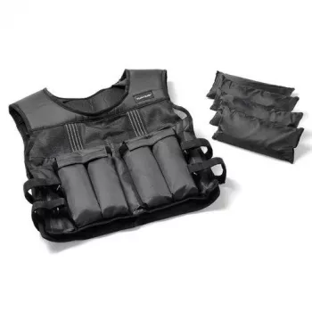Tunturi Verstellbare Gewichtsweste 10 kg (Schwarz, Unisex)
