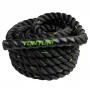 Tunturi Battle Rope 12m – 38mm Fitnessseil aus hochdichtem Polyester