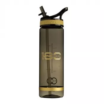 Tunturi Centuri Deluxe Trinkflasche mit Strohhalm, 700 ml, Braun