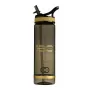 Tunturi Centuri Deluxe Trinkflasche mit Strohhalm, 700 ml, Braun