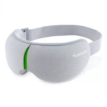 TUNTURI EM50 Augenmassagegerät mit Luftdruck, Vibration, Wärmetherapie, Bluetooth, 5 Modi, Schwarz