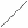 Tunturi EZ Curl Bar 120 cm verchromter Stahl mit Rändelgriff