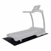 Tunturi Bodenmatte 200 x 92,5 cm Schwarz PVC Rutschfest Stoßdämpfend für Laufbänder Heimtrainer Crosstrainer