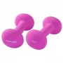 Tunturi Neoprene-Kurzhanteln 3 kg (Paar) Violett – Sechseckiges Anti-Roll-Design