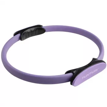 Tunturi Pilates Ring, Violett – Fiberglas-Widerstandsring für Core, Oberschenkel, Arme, Brust, Gesäß und Rücken