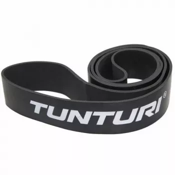 Tunturi Power Band Extra Heavy Resistance Band, 104 cm x 6.4 cm, Schwarz