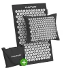 Tunturi Pro Akupressur-Matte und Kissen-Set, Schwarz